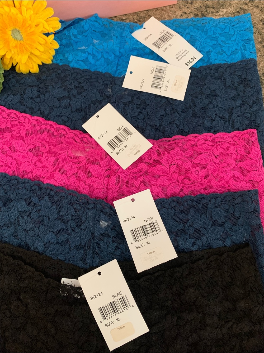 HANKY PANKY Pkg of 5 - Retro V-Kini Size XL NWT